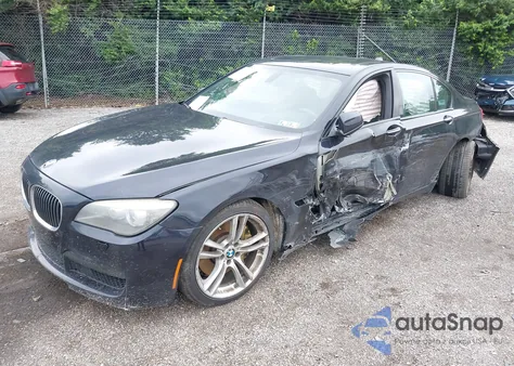 2011 BMW 750I xDrive из США, поврежденный, VIN WBAKC6C57BC394301